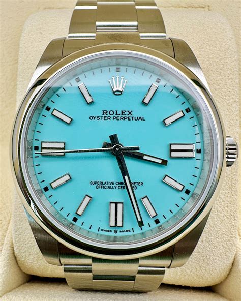 Rolex oyster perpetual 41 tiffany